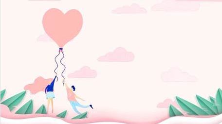 剪纸风梦幻礼浪漫背景视频