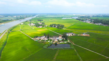 自然风景乡村农田风景4K航拍