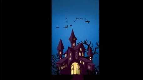 万圣节卡通宣传竖版片头AE模板