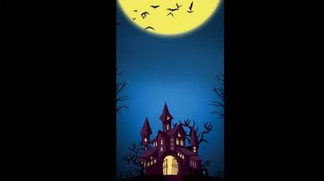 万圣节卡通宣传竖版片头AE模板