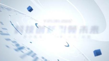 简洁企业标题4K片头PR模板