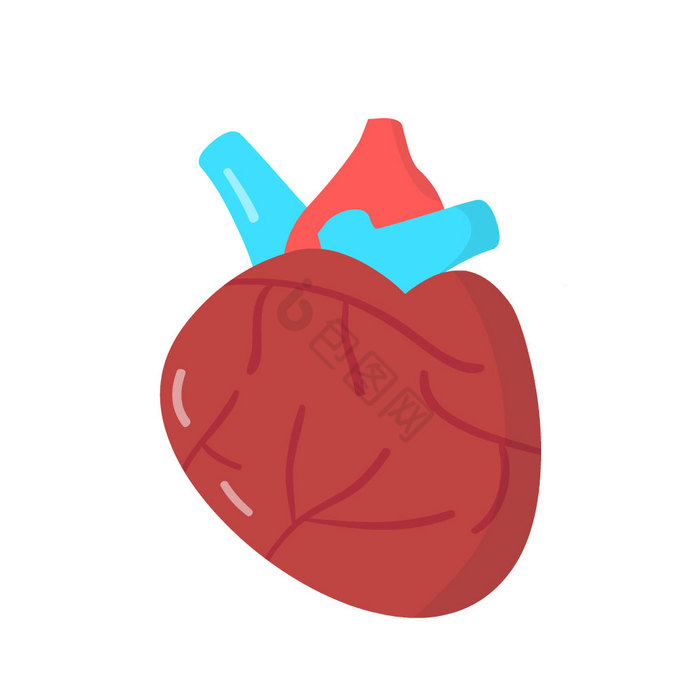 医疗健康卡通心脏动图GIF