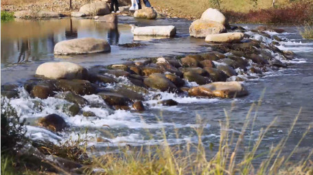 山水岩石流水山间溪流自然4K