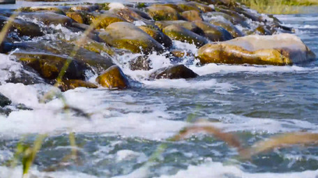 山水岩石流水山间溪流自然4K