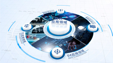 简洁商务数据信息分类AE模板