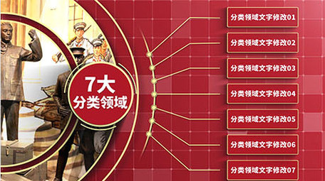 党政组织架构分类ae模板展示