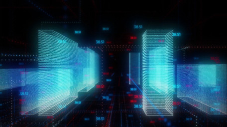 数字科幻空间未来科技感视频素材