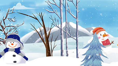 二十四节气小寒立体鎏金唯美片头