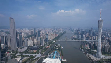 城市<strong>地标</strong>珠江城市宣传航拍视频