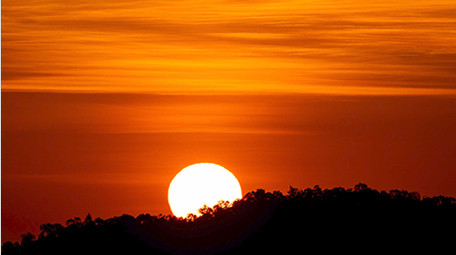 唯美日出太阳延时4K