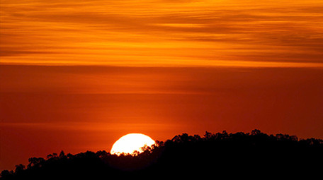 唯美日出太阳延时4K
