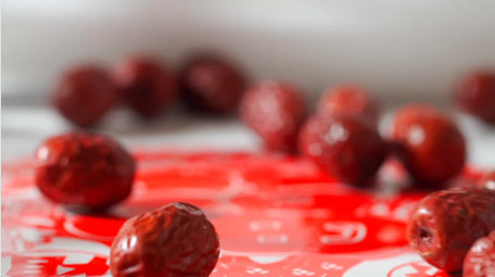 农产品大红枣实拍视频