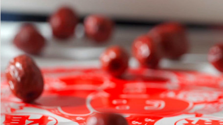 农产品大红枣实拍视频