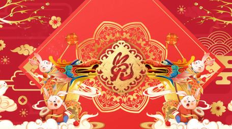 4K新春佳节喜庆背景AE模板