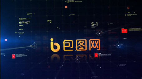 数字企业商务科技图文AE模板