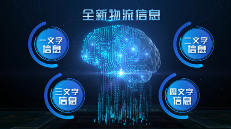 科技数据分类排行AE模板