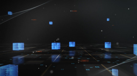 企业商务黑科技粒子背景AE模板