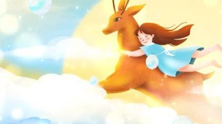 卡通梦幻背景视频素材AE模板