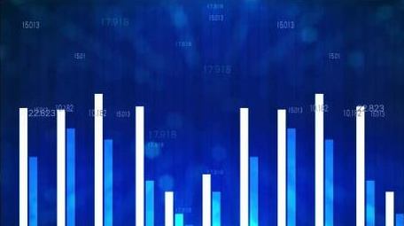 金融数据交易跌幅背景视频素材
