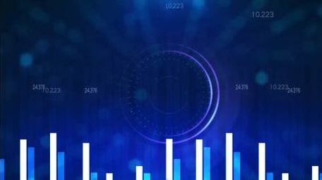 金融数据交易跌幅背景视频素材