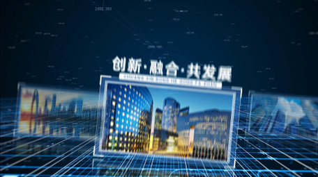 大气商务科技企业宣传片AE模板