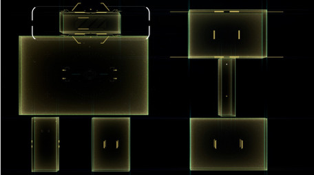 科技HUD元素演示AE模板