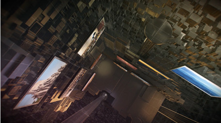 三维图书馆历史图文展示AE模板