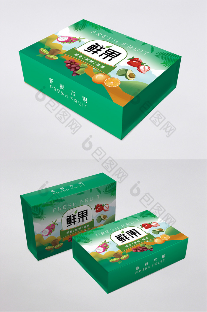 水果包装水果礼盒鲜果礼盒图片图片
