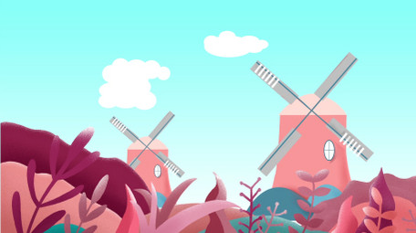 粉色糖果风背景视频AE模板