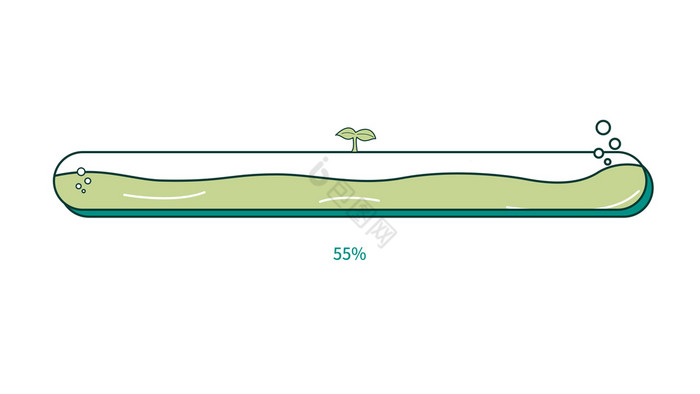 植树节进度条加载动图GIF