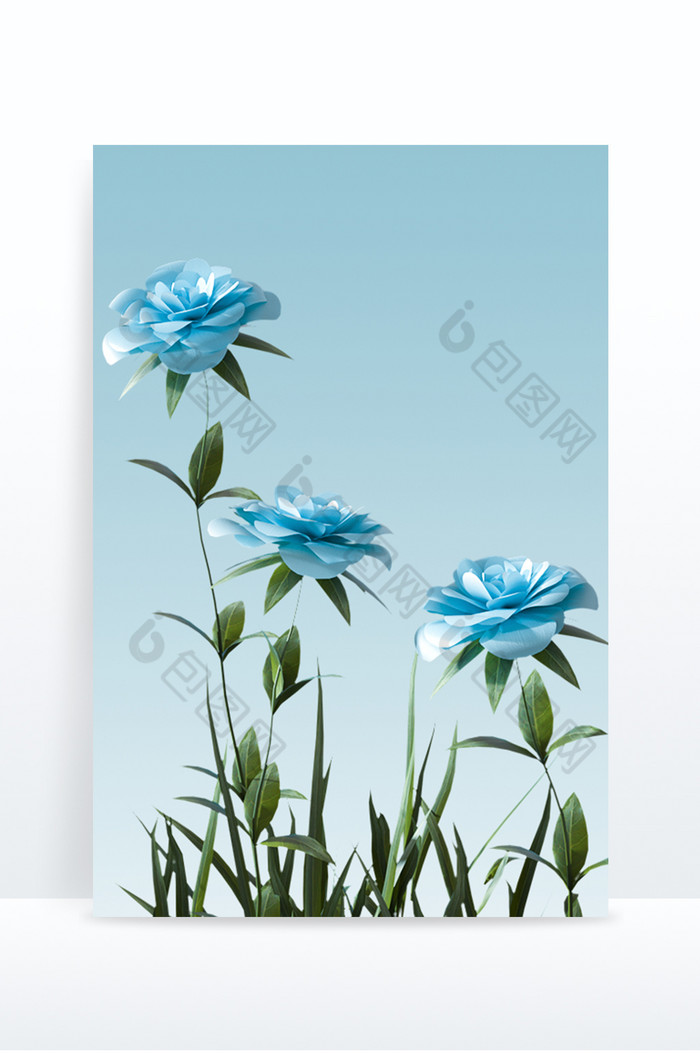 C4D写实花卉植物图片图片