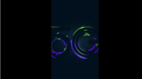 描边扫光logo轮廓AE模板