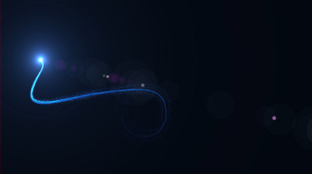 科技流光粒子光线特效元素