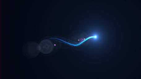 科技流光粒子光线特效元素