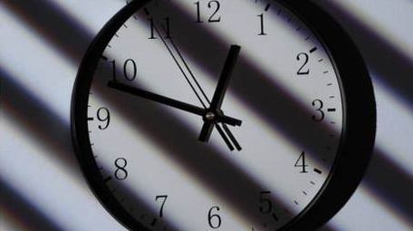 转动的时钟指针延时实拍4k