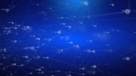 科技数据空间粒子可循环背景视频