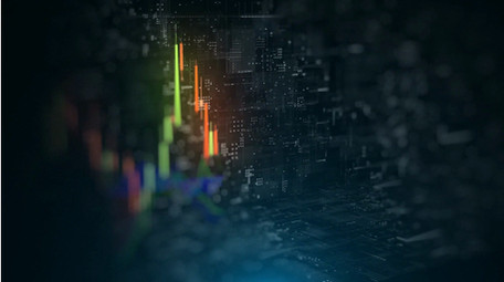 金融经济投资预测背景视频素材