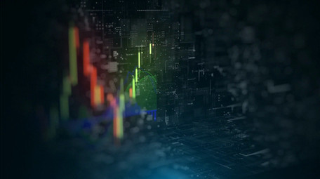 金融经济投资预测背景视频素材