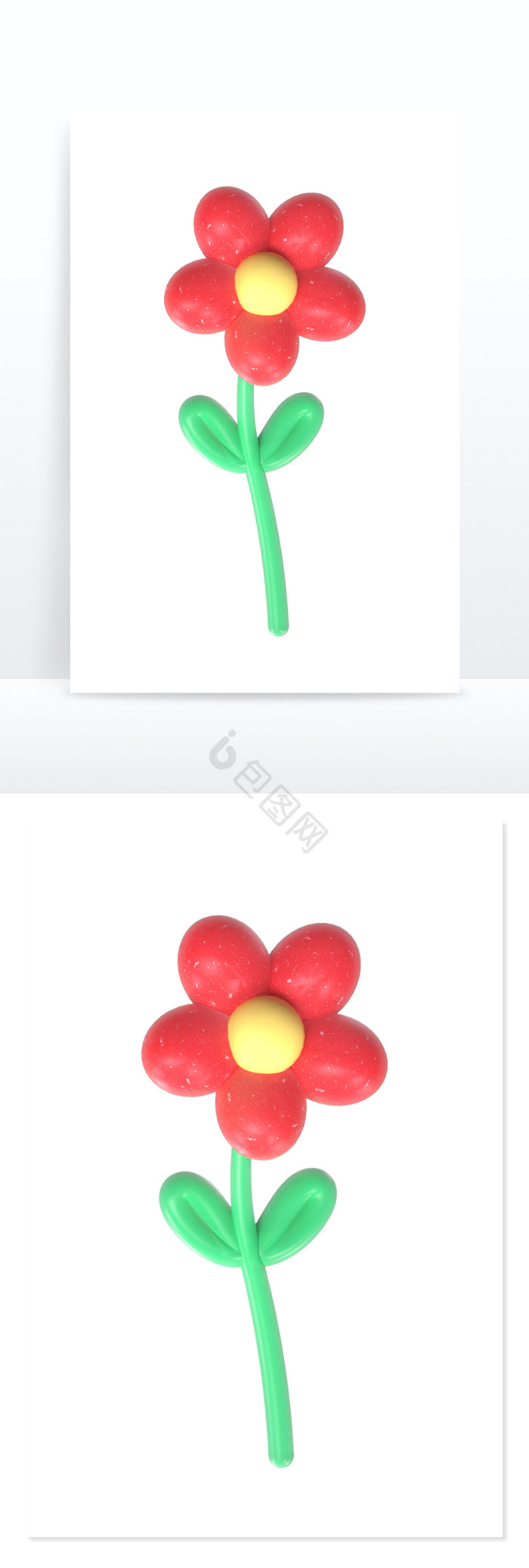 3D创意气球花元素