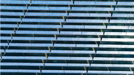 清洁新能源光伏基地电能4K航拍