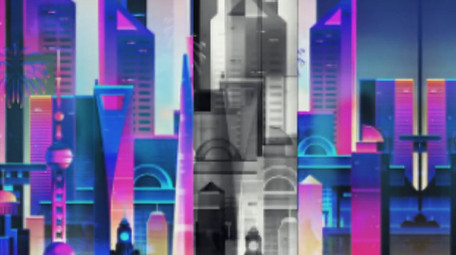 酷炫时尚赛博朋克AE模板