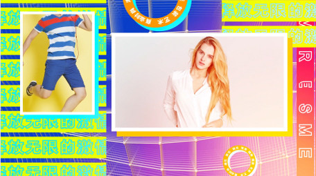 赛博朋克时尚快闪宣传片AE模板