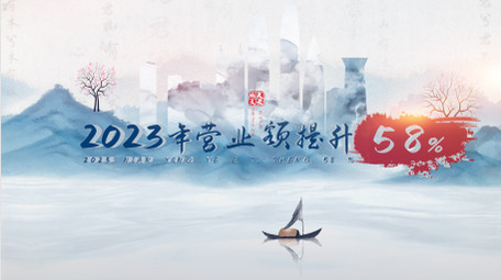 中国风数据图表信息展示AE模板