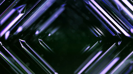 商务蓝色玻璃材质动画背景视频