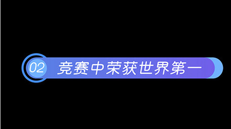 蓝紫色AE模板科技商务字幕花字