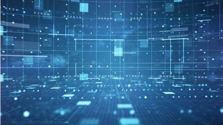 科技企业数据背景视频