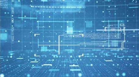 科技企业数据背景视频