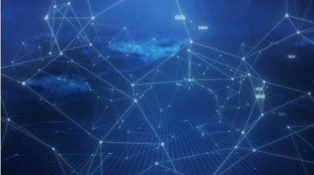 科技数据互联粒子线背景视频