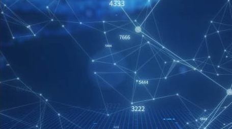 科技数据互联粒子线背景视频