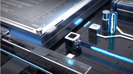 3D电路板芯片科技片头AE模板